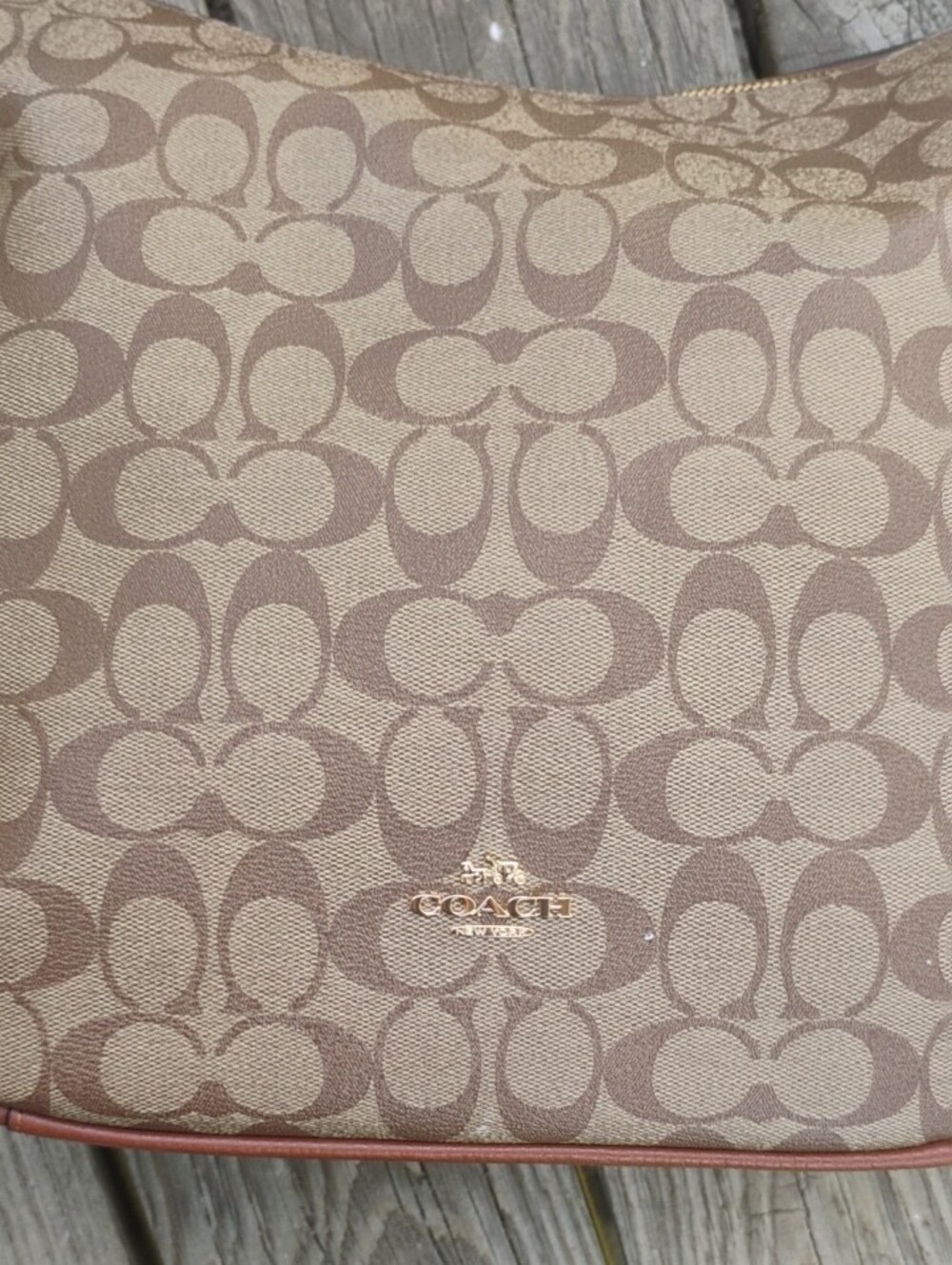 Coach NEW $478 Pennie Shoulder Bag In Signature Canvas NWOT - Picture 3 of 16